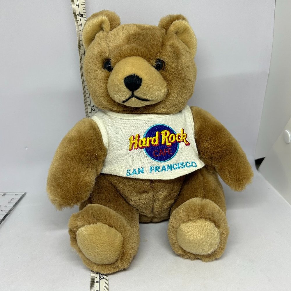 Hard Rock Cafe Tan‎ Teddy Bear San Francisco 9"